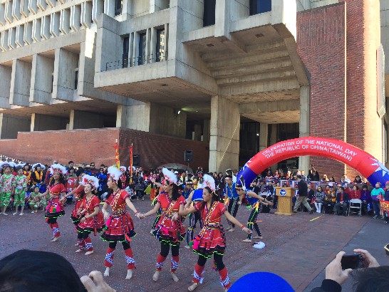 國慶升旗典禮之文化表演一景