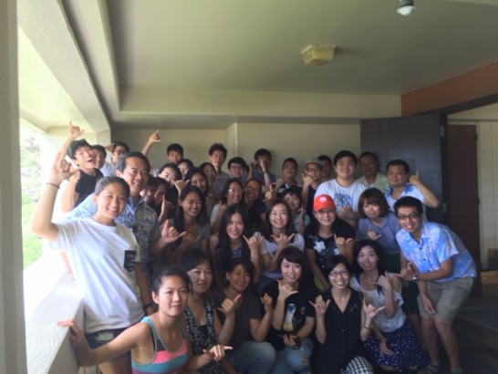 周總領事民淦夫婦偕本處同仁參加2015年夏威夷大學台灣學生會期初聚餐活動