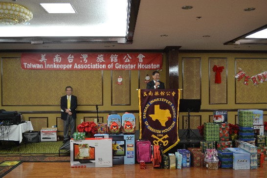 駐休士頓辦事處處廖處長東周在美南臺灣旅館公會2012年歲末會員聯歡大會中致詞