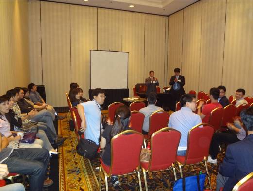 廖處長另應邀向出席小型講座之海外留學生精神講話