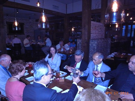 林主席與密州州議會領袖晚餐敘。