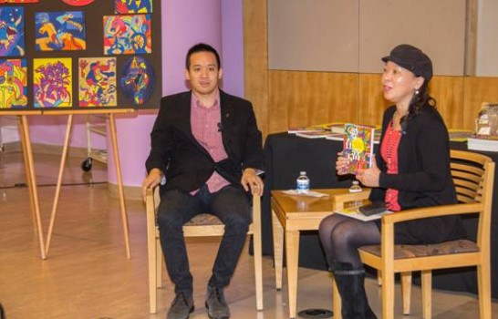 李柏毅母子與現場觀眾分享新書「愛在當下」