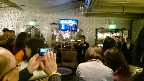 馬處長於2月6日「超級盃開賽倒數計時聯歡晚會」中致詞