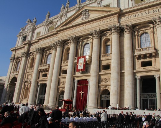 A view of the Diplomatic Corps sector attending the Holy Mass presided by Pope Benedict XVI in St. Peter’s Square.