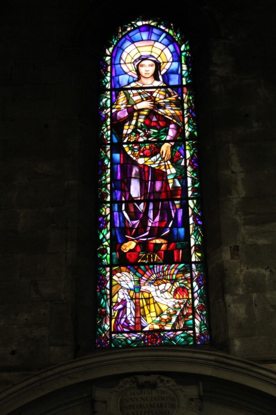 Another beautiful stained glass window of the Cathedral