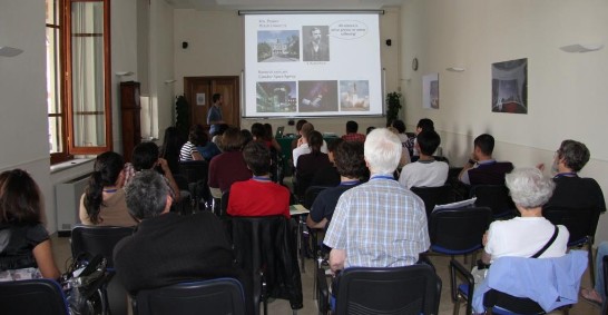 Students attending the astronomy summer class at the Vatican Observatory.