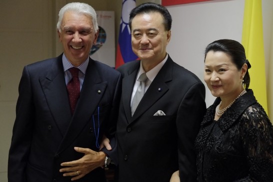 Ambassador and Mrs. Wang with Ambassador of Italy to the Holy See H.E. Francesco Maria Greco.