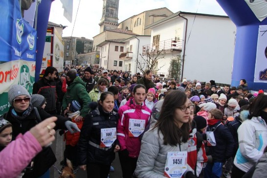 A view of the participants in the Children’s Marathon.