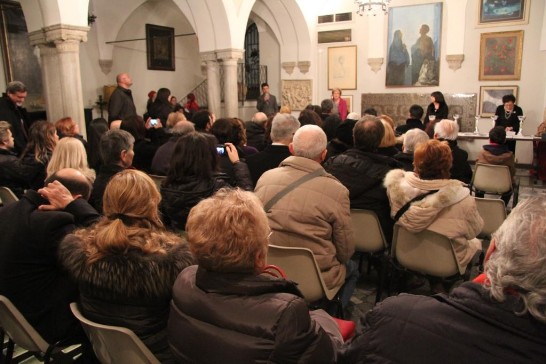 The audience attending the prize awarding ceremony of the “100 crib” Exhibition, 38 th Edition.