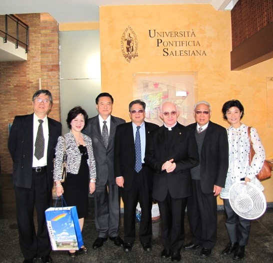 駐教廷王大使豫元陪同輔大訪團拜會教廷宗座慈幼大學