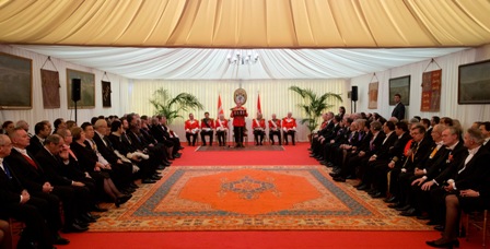 費斯汀大教長致詞情形