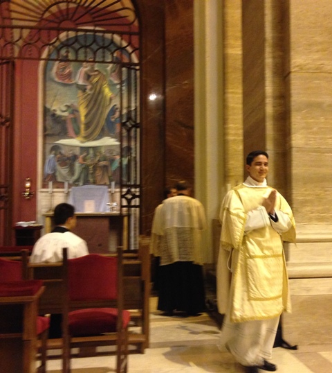 劉孝祖執事（右）