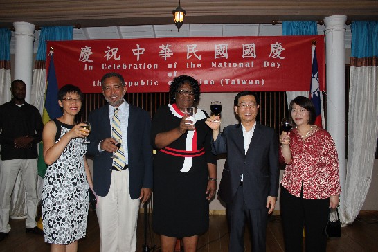 Ambassador Ger toasted with distinguished guests for ROC National Day