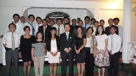 大使館、技術團同仁及在聖國台灣人出席茶會