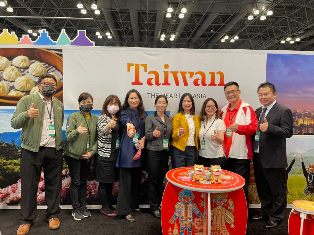 Taiwan Tourism Bureau's New York office at TECO in New York participates in New York's Travel and Adventure Show held from March 18 to March 20, 2022.