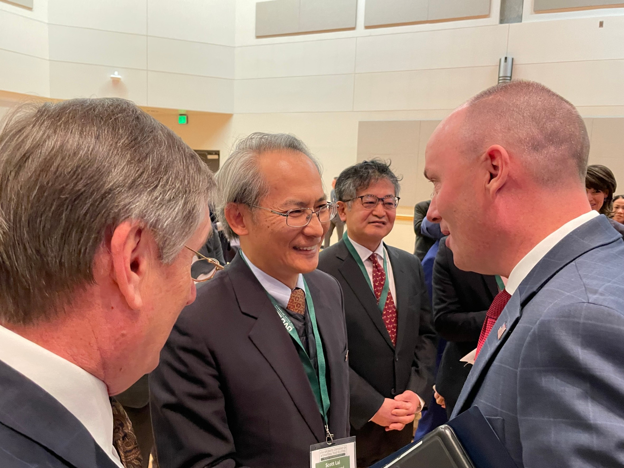 賴處長應邀參加猶他外交研討會及見證我國立中興大學與猶他州立大學簽署合作備忘錄 2022.03.21