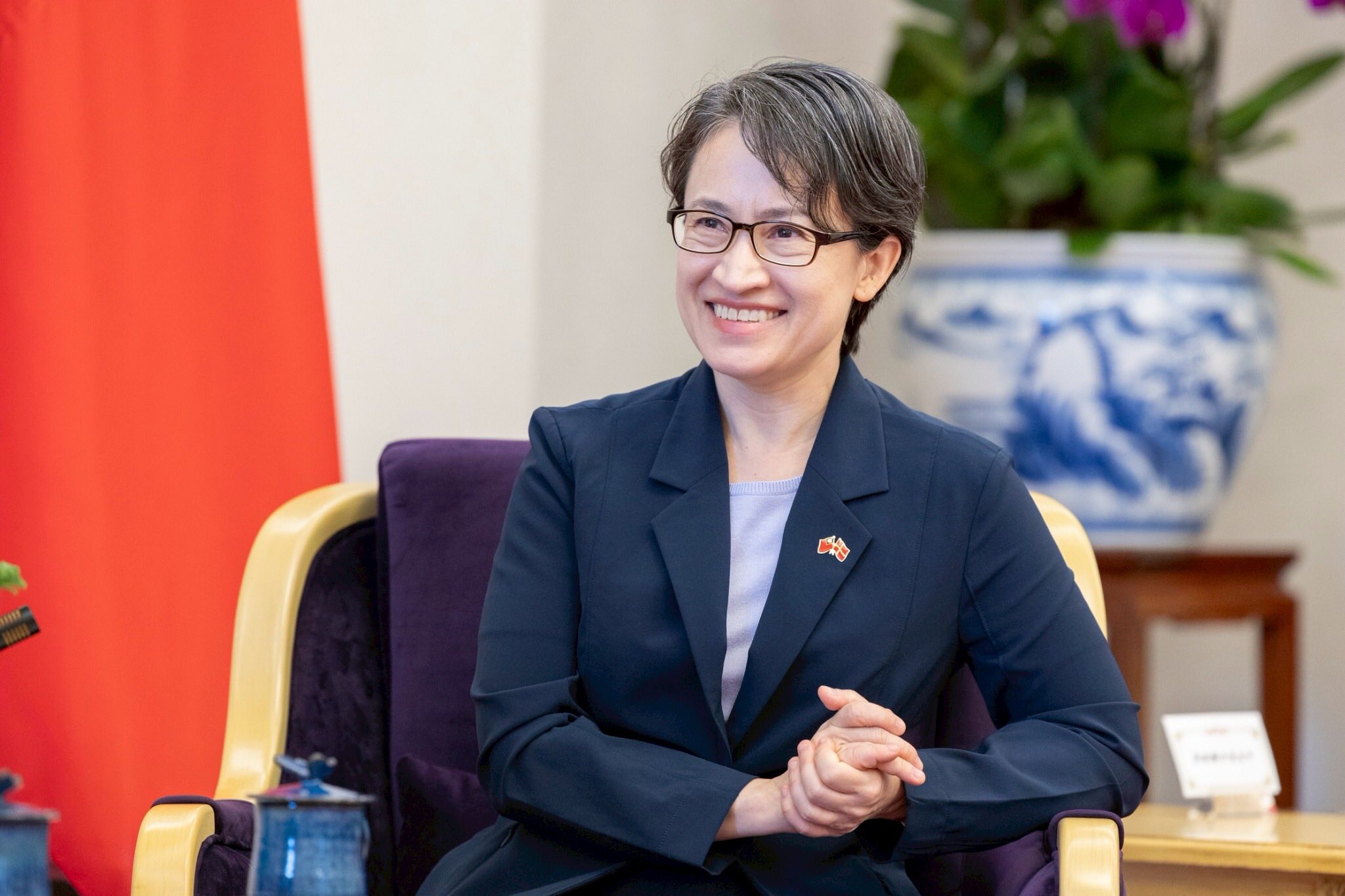 蕭美琴副總統於11月27日上午接見「丹麥國會議員訪問團」1