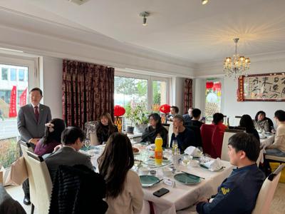 Joyfully celebrating Lunar New Year by attending Receptions in Luxembourg and Belgium on February 17