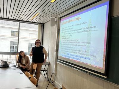 TRO promotes Working Holiday Program in the Université catholique de Louvain (UC Louvain)