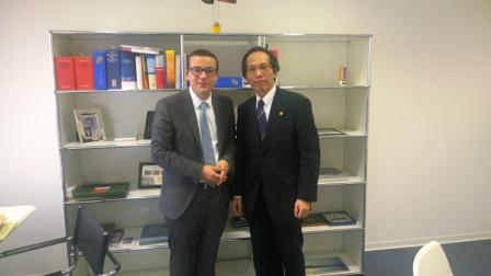 Herr Jui-Kun Huang, der Generaldirektor der Taipeh Vertretung in der BRD Büro Frankfurt, besucht den Landtag des Saarlandes.