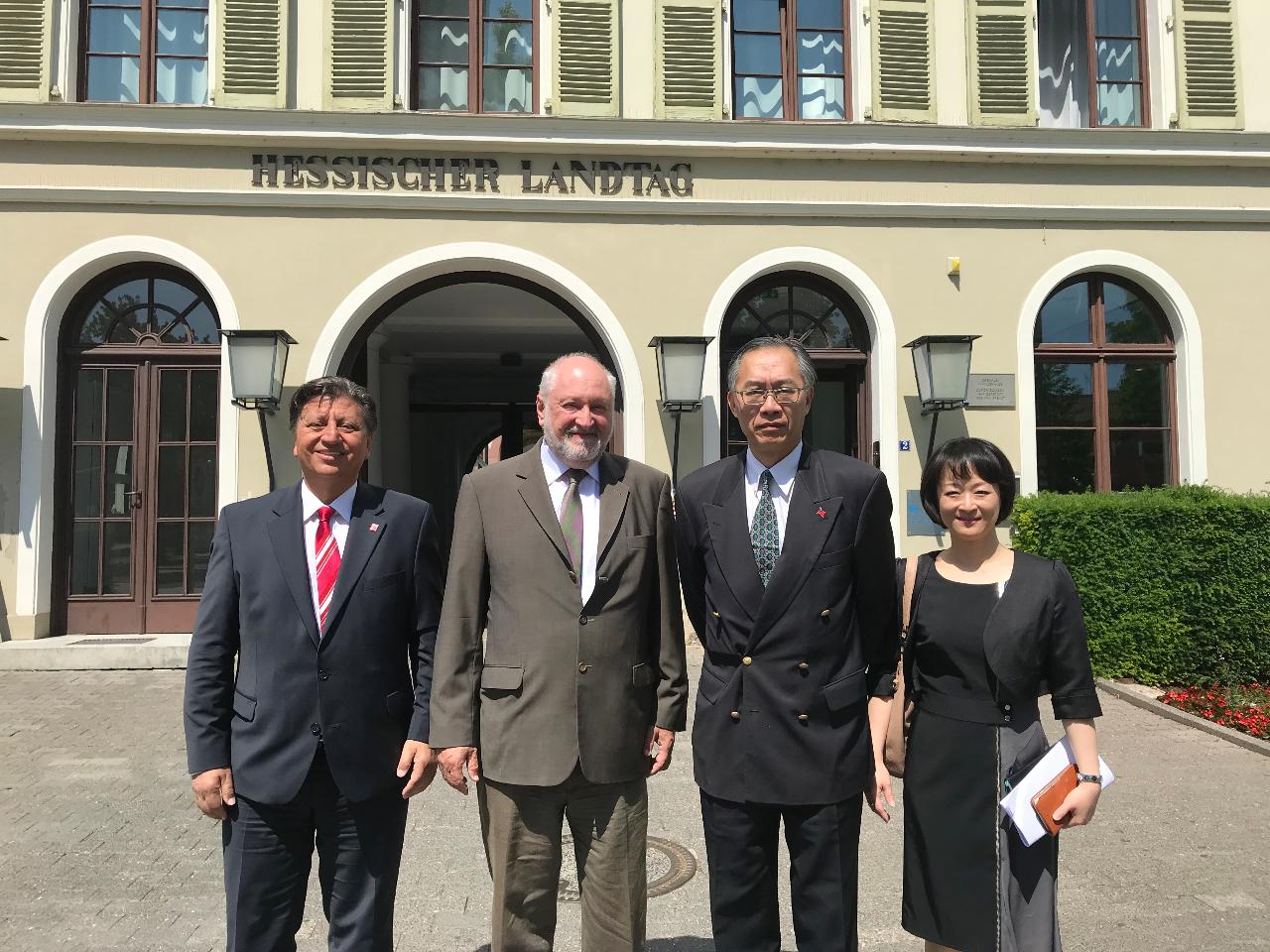 Besuch in den Hessischen Landtag