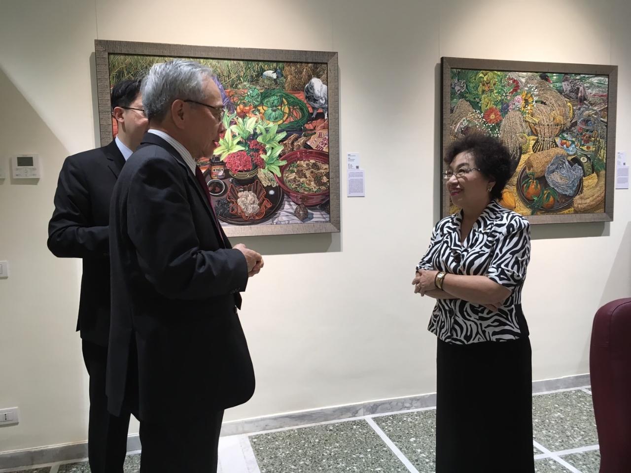 監察委員江綺雯來館視察並參觀臺灣當代藝術展。