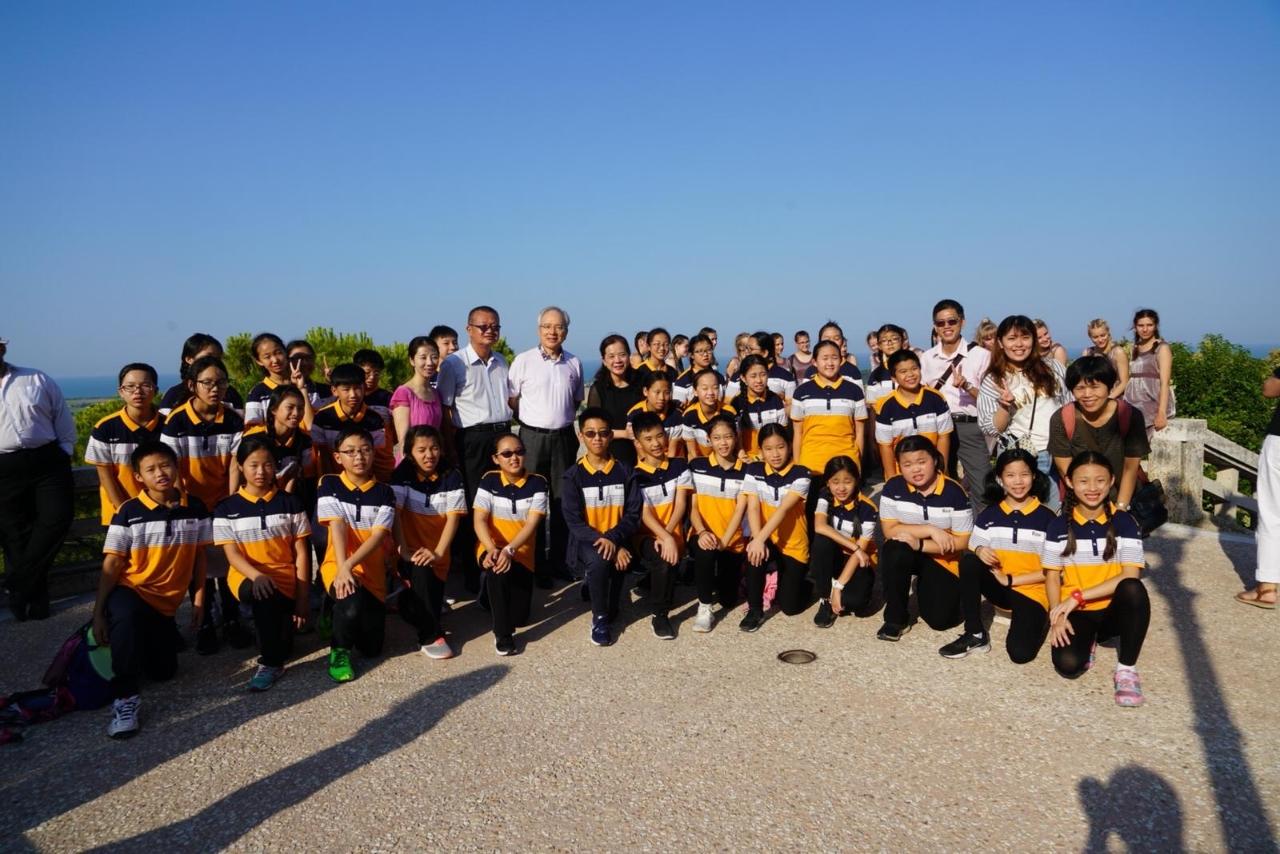 李大使世明前往義大利北部Loreto，支持與慰勞出席第59屆義大利Loreto聖樂節的苗栗建國國小合唱團