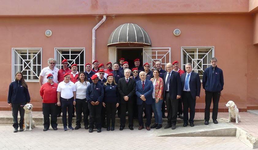 李世明大使於西西里島大城巴勒摩的移民難民診所，代表台灣捐贈彩色超音波診斷儀器