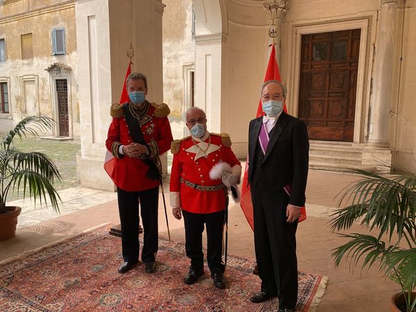 李大使應邀出席天主教馬爾他騎士團的主保聖若翰洗者 (St. John the Baptist) 誕辰瞻禮。