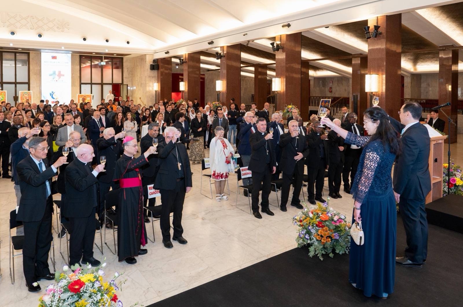 駐教廷大使館舉辦慶祝中華民國115年國慶酒會:台灣與教廷齊心致力化希望為行動