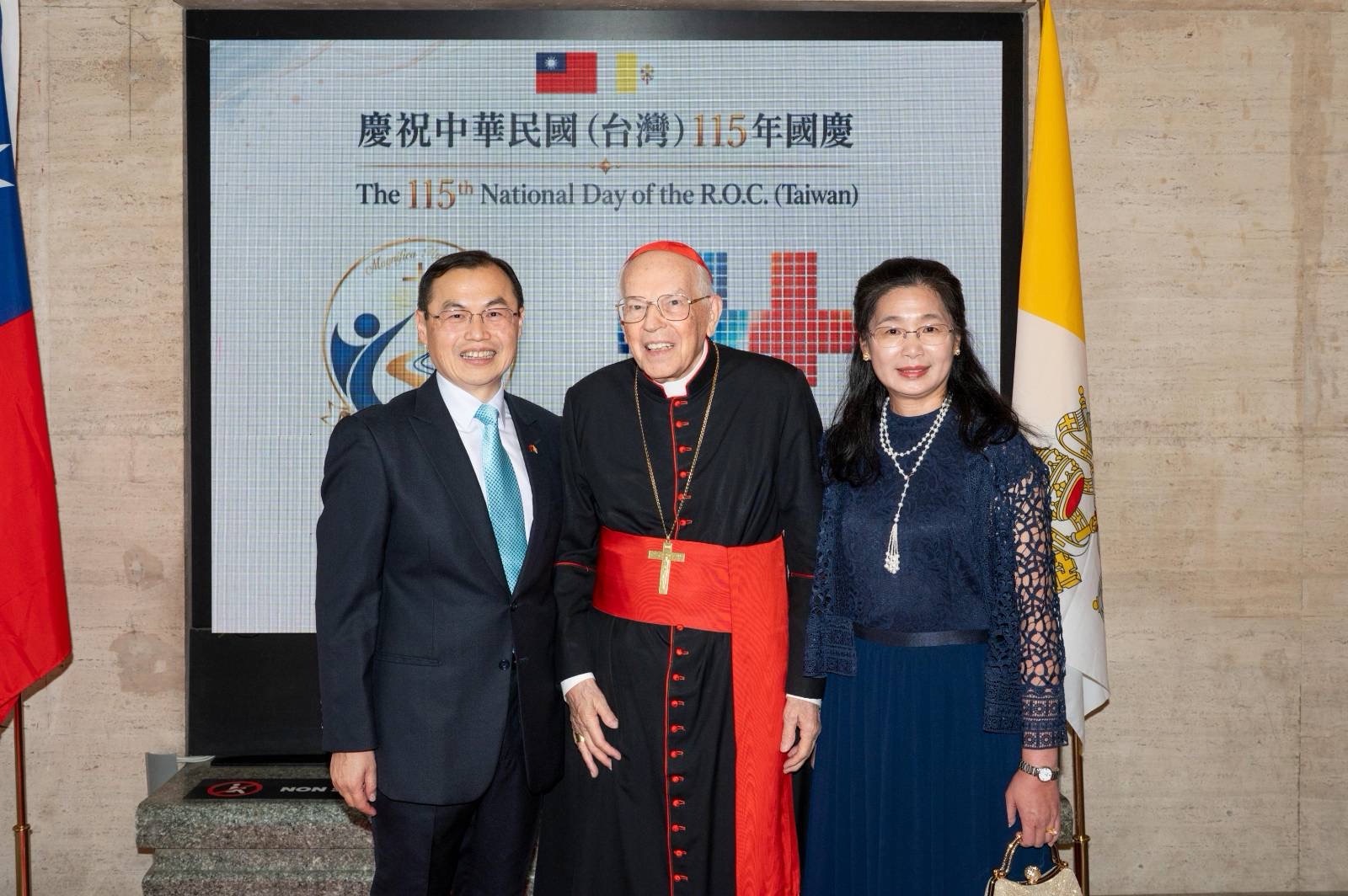 駐教廷大使館舉辦慶祝中華民國115年國慶酒會:台灣與教廷齊心致力化希望為行動