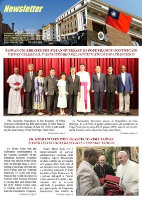Vatican-Taiwan Newsletter 3rd issue, 2018