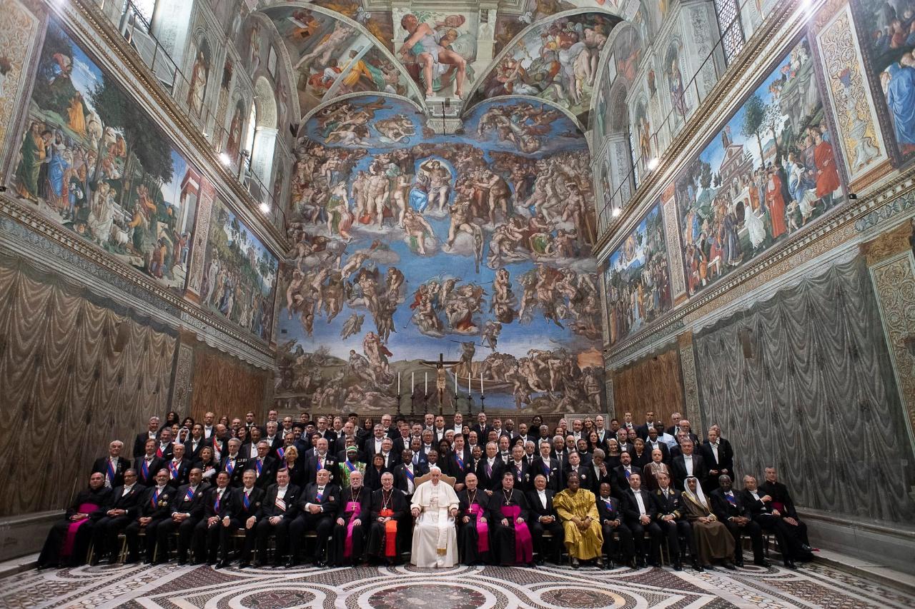 Ambassador Mathew LEE and Embassy diplomats were honored to attend Pope Francis's annual address to the diplomatic corps, held in the #Vatican on Jan 9, 2020.