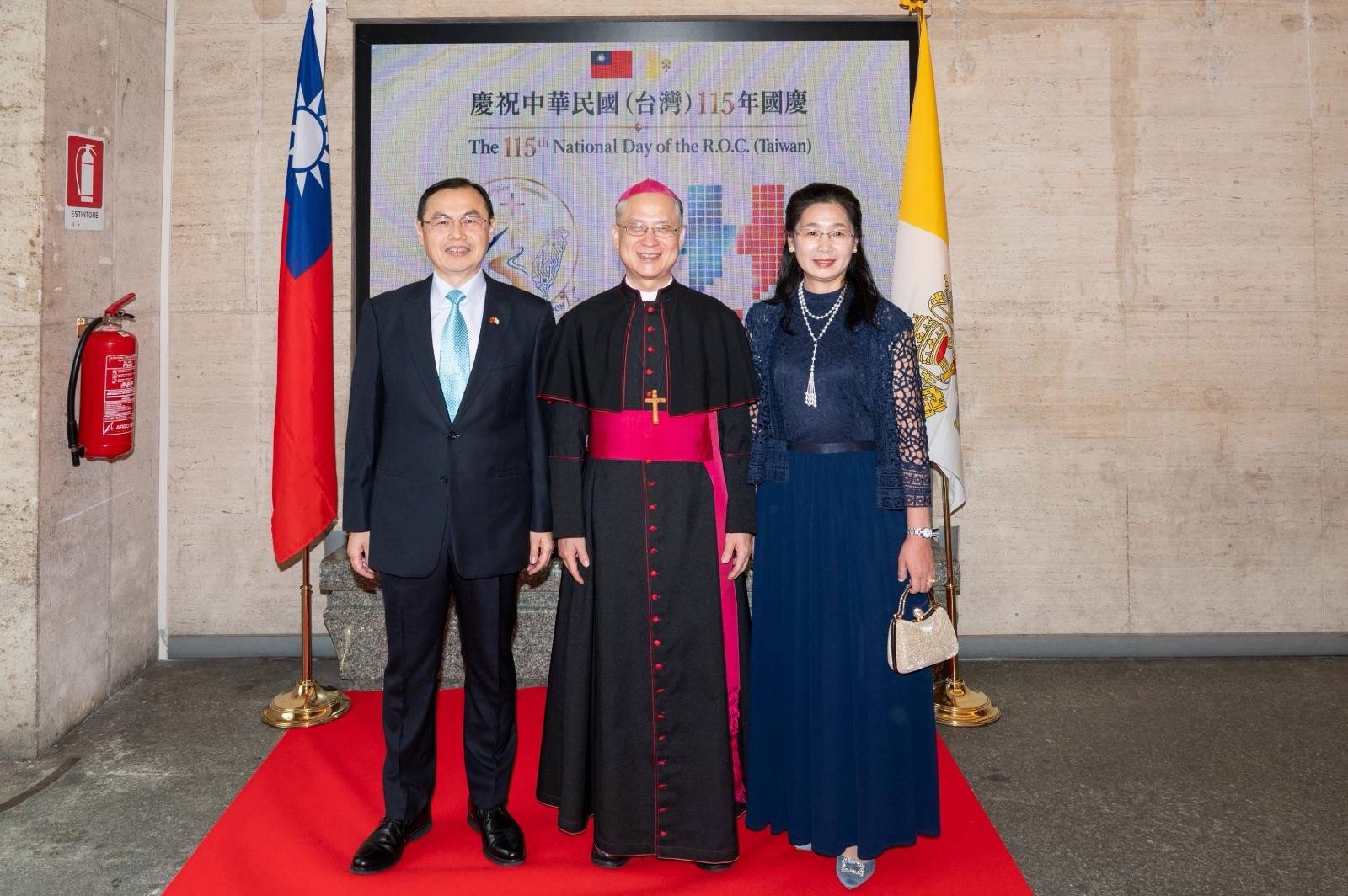 駐教廷大使館舉辦慶祝中華民國115年國慶酒會:台灣與教廷齊心致力化希望為行動