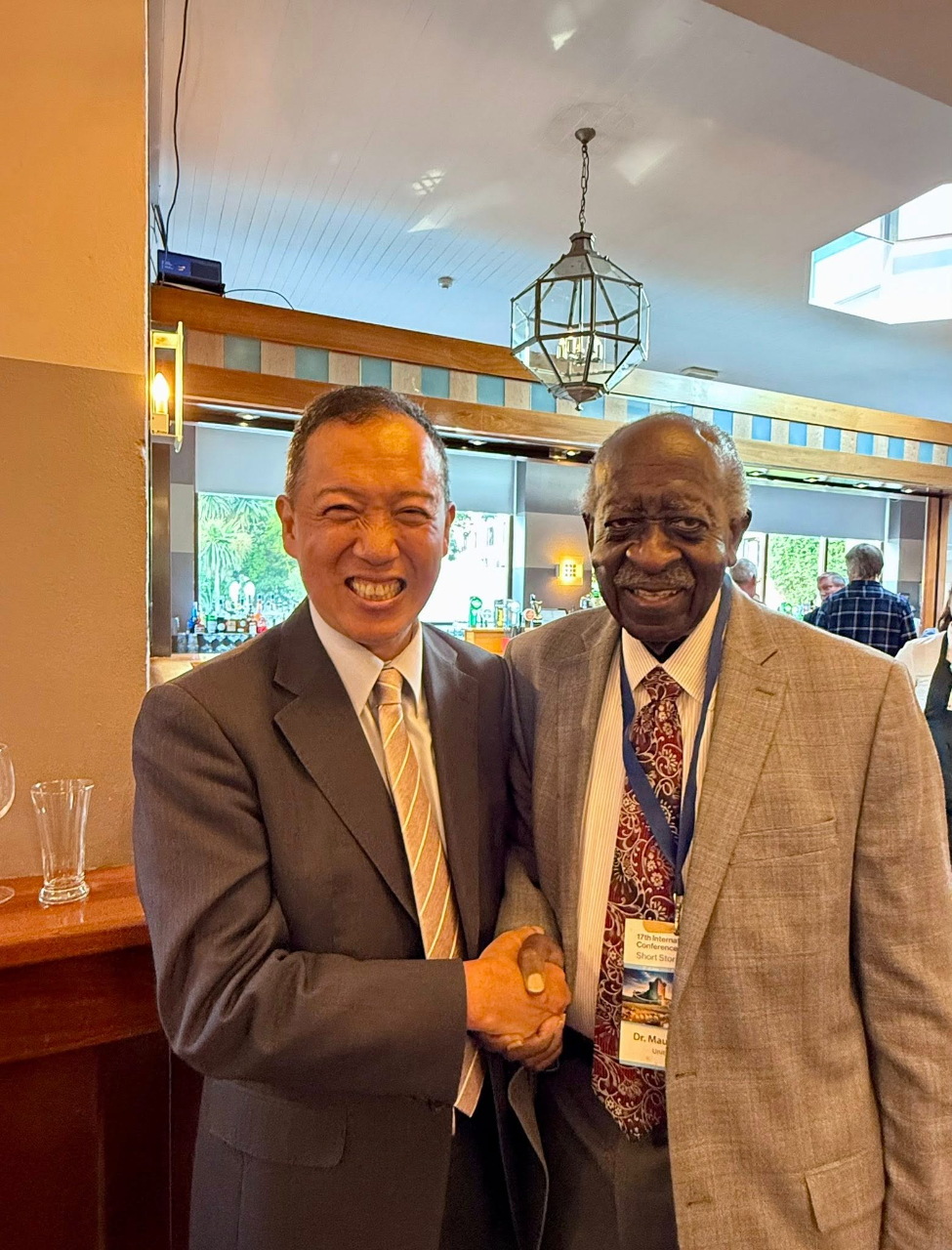 The 17th International Conference on the Short Story in English took place in Killarney, Ireland, from June 17 to 21, 2025. Representative Tzu-Pao Yang (left) attended the event and took photo with Professor Maurice A. Lee (right), former Dean of the College of Liberal Arts at the University of Central Arkansas and director of the conference.