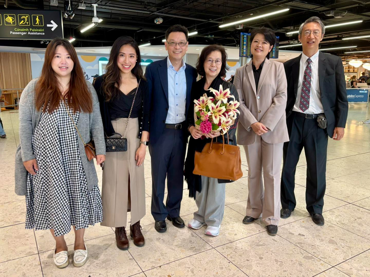 Representative Daniel Diann-Wen Tang and his wife have arrived in Ireland on 22 July 2025 to officially assume his new post.

Representative Tang extends his heartfelt thanks to OCAC Advisor Evan Furlong, Vice Chairperson of the Taiwan Ireland Association Ruby Su and member Patty Lin, as well as other friends from the Taiwanese community in Ireland for their warm welcome and kind wishes.