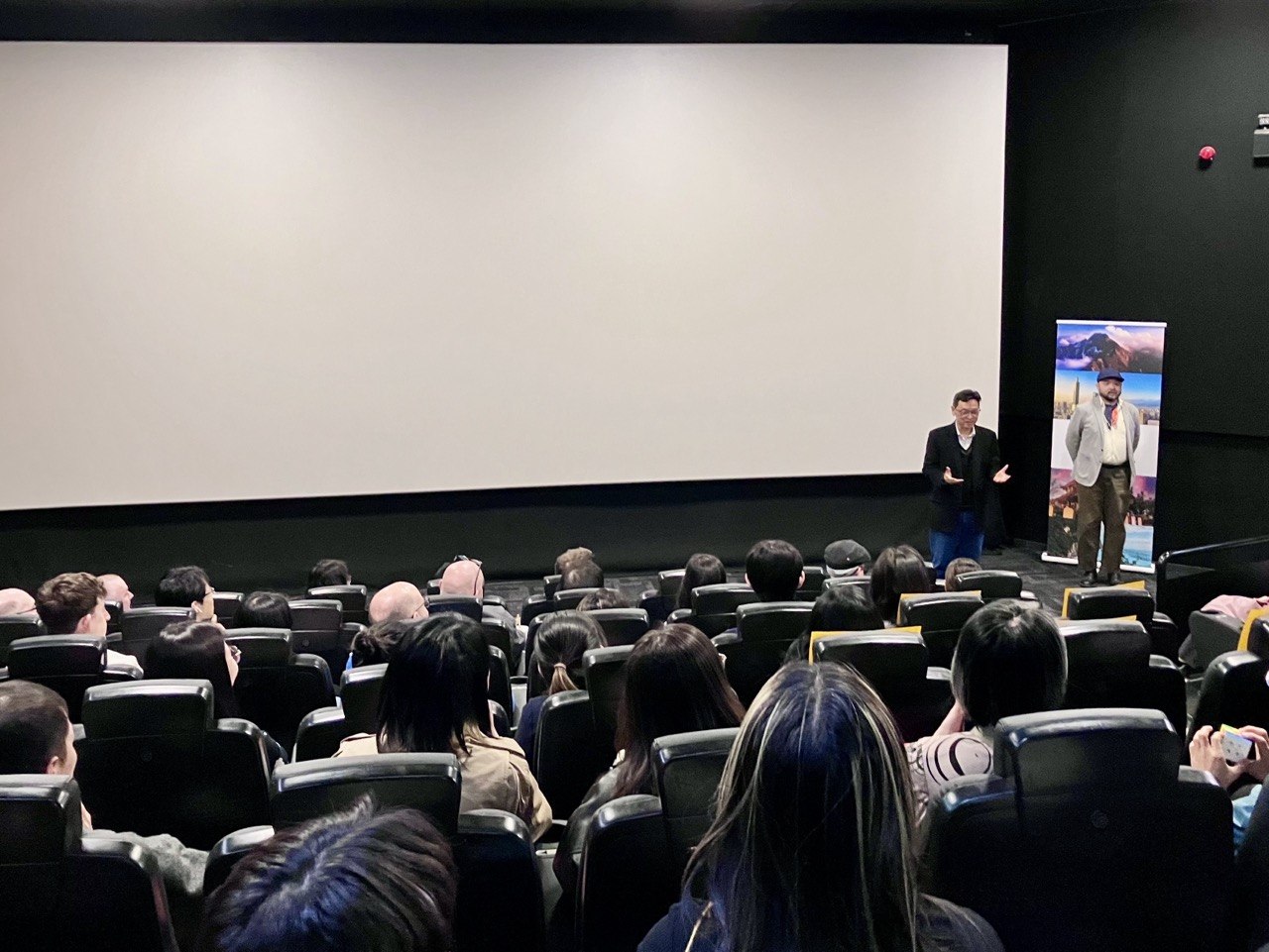 Full house of audiences from Taiwan and Ireland across generations at the screening of A Foggy Tale on 9 May 2026.