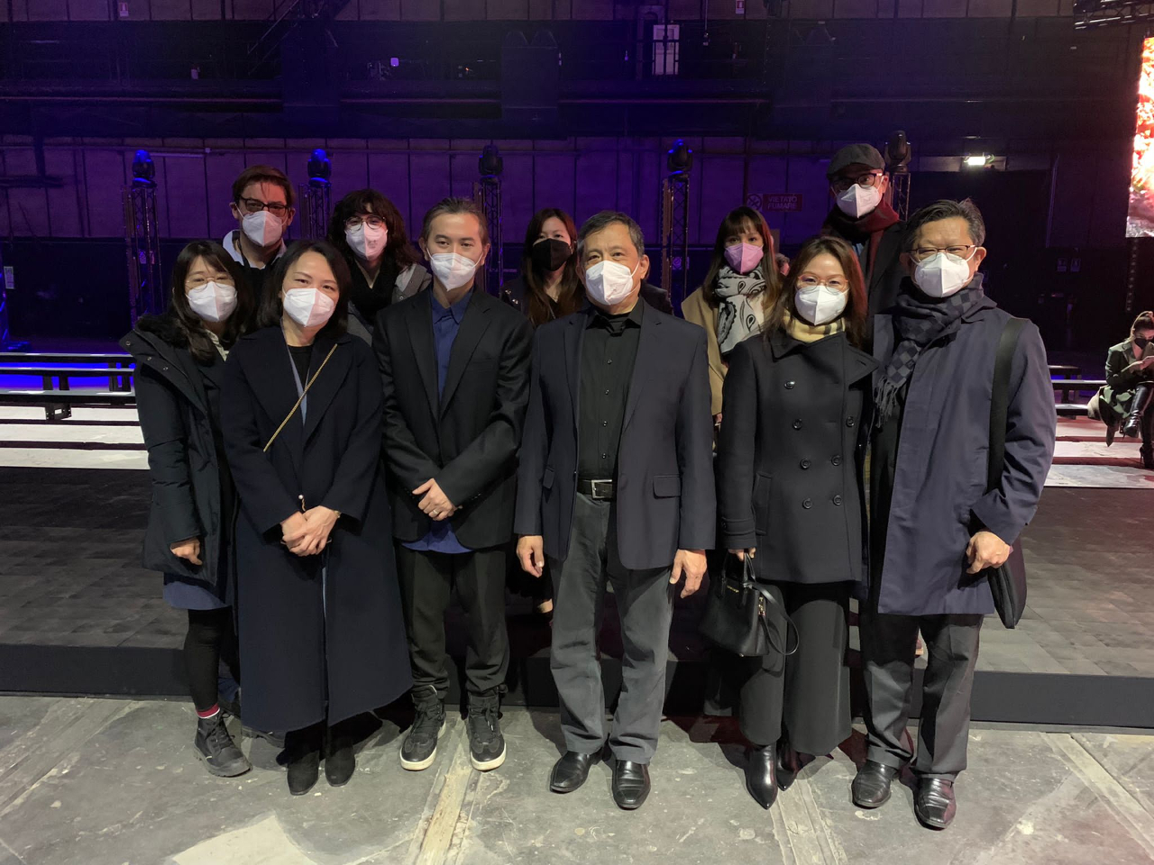 駐義大利代表處李大使率員到場力挺