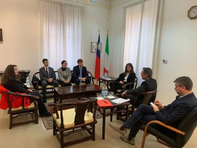 L'Ambasciatore Vincent Y.C. Tsai incontra Students Diplomatic Association dell'Università LUISS di Roma