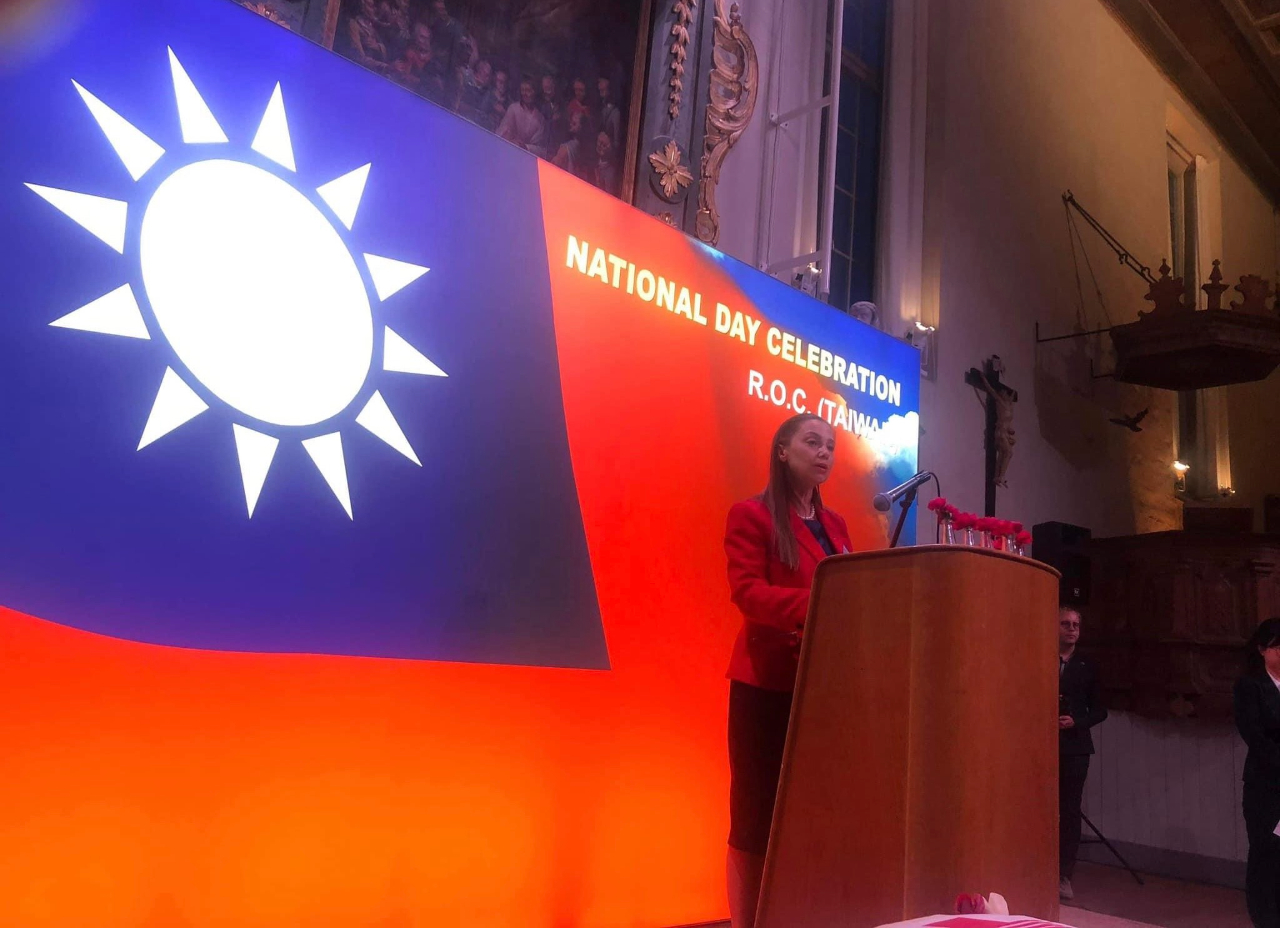 台瑞國會議員協會主席 Boriana Åberg致詞