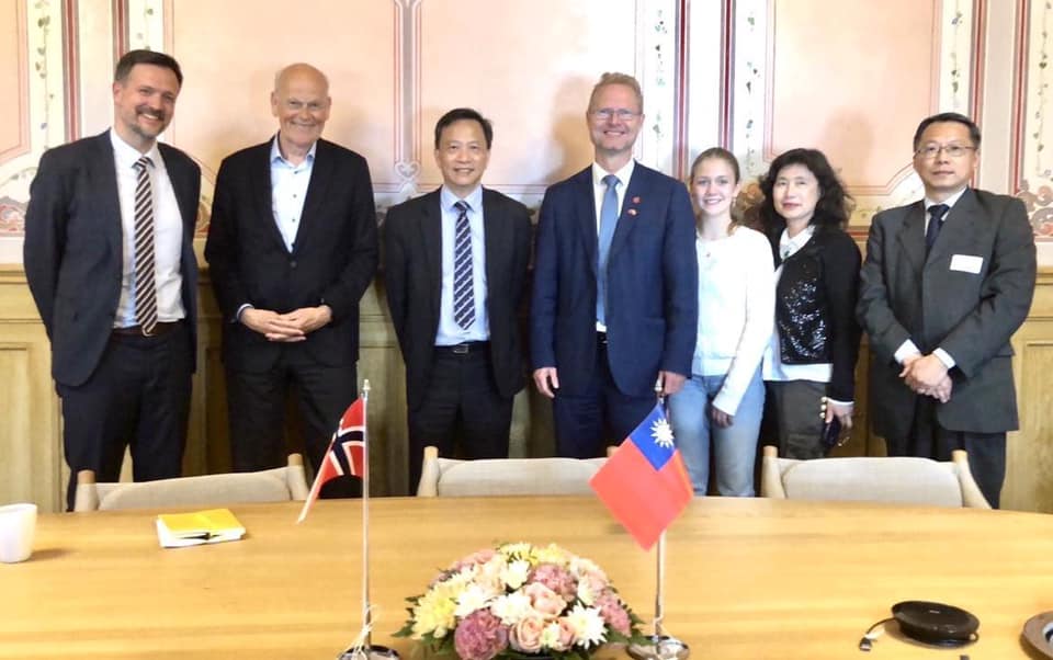 駐瑞典代表處谷大使瑞生夫婦本（6）月9日-10日至亦為本處服務地區-挪威訪問