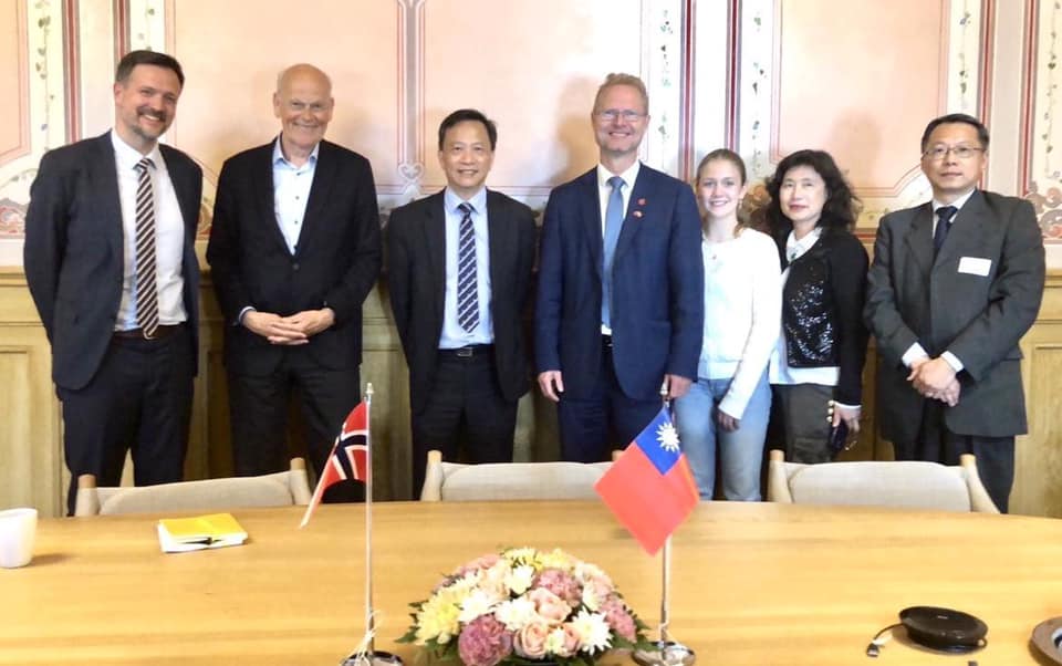 駐瑞典代表處谷大使瑞生夫婦本（6）月9日-10日至亦為本處服務地區-挪威訪問