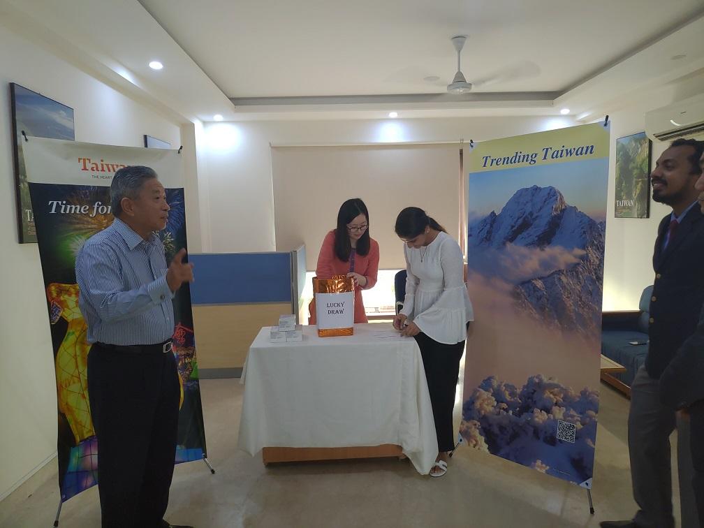 TECC held a prize drawing ceremony to announce the lucky winners of Taiwan Film Festival on Sept. 27, 2018.