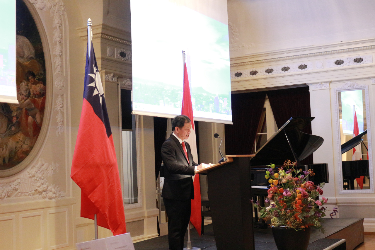 Reception on October 10th to celebrate the 111 National Day of the Republic of China (Taiwan) in Hotel Bellevue Palace