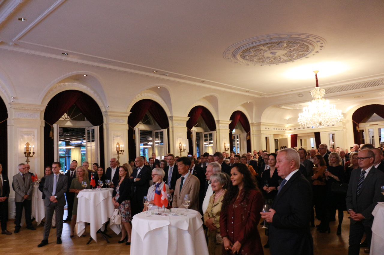 Reception on October 10th to celebrate the 111 National Day of the Republic of China (Taiwan) in Hotel Bellevue Palace