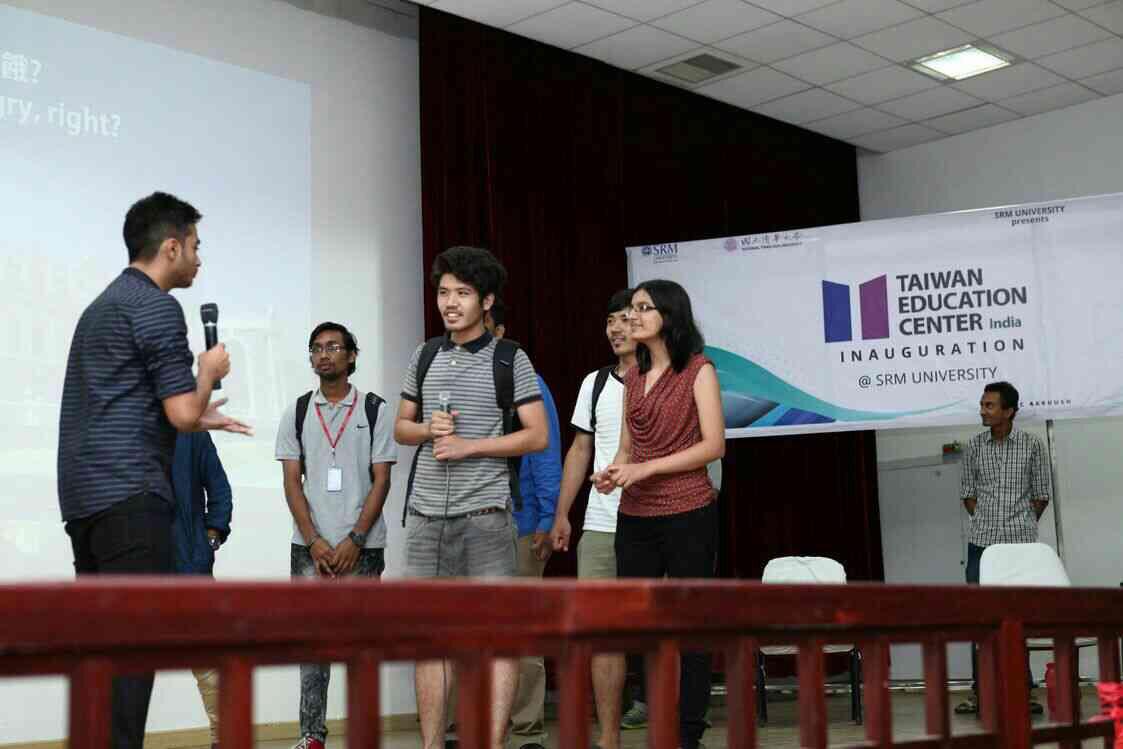 清奈SRM大學台灣教育中心學生表演
