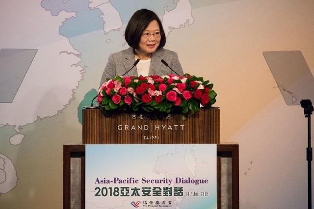 President Tsai opens Ketagalan Forum 2018 Asia-Pacific Security Dialogue 2