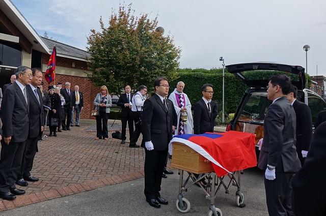 Taiwan honours last wish of British WWII veteran by draping its national flag over coffin
