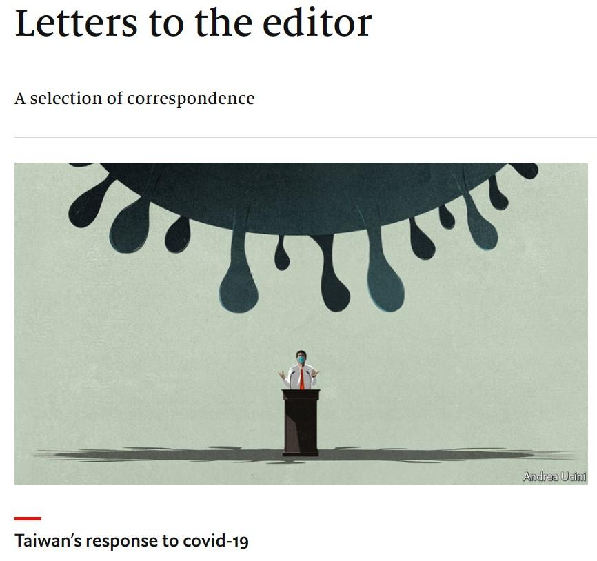 Representative Lin highlights success of Taiwan’s response to COVID-19 in letter to The Economist
