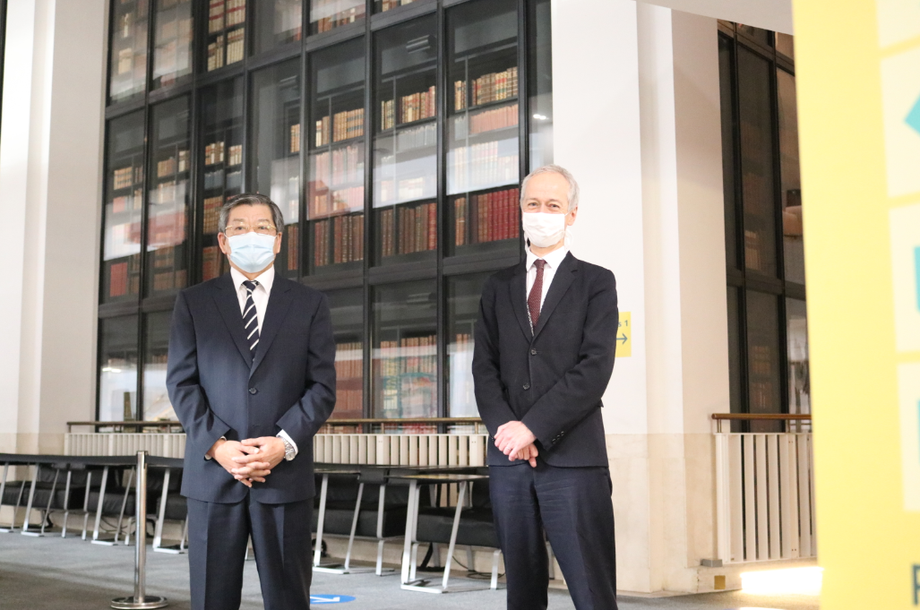 Representative Hsieh met with British Library Chief Executive Roly Keating in December 2020